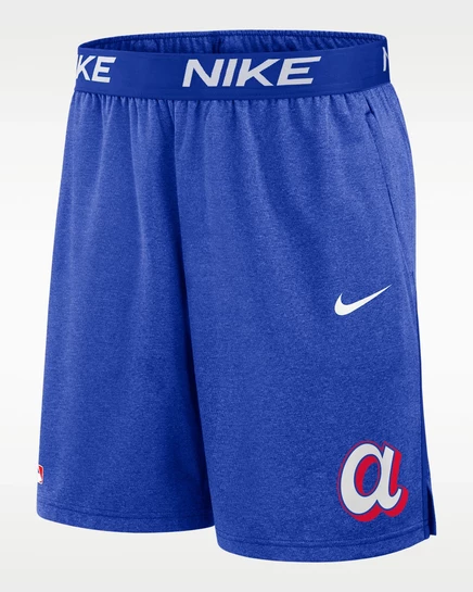 Мужские шорты Nike Atlanta Braves City Connect Dri-FIT, королевский синий