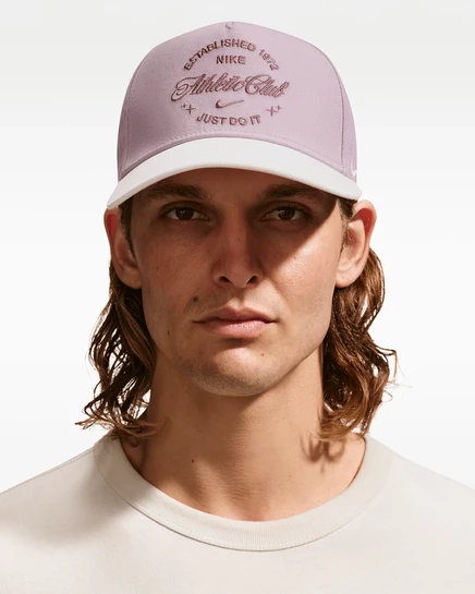 Кепка Nike Rise Structured A-Frame, светло-фиолетовая/слоновая