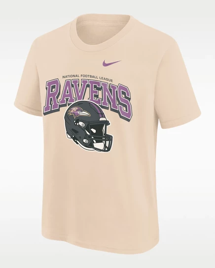 Детская футболка Nike Ravens NFL Vintage, натуральная