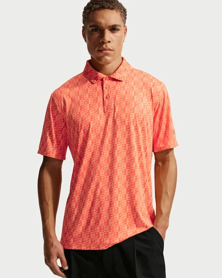 Мужская рубашка-поло Nike Par Dri-FIT, пастельно-оранжевая