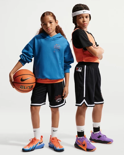 Шорты для мальчиков Nike DNA Dri-FIT баскетбольные, черно-белые