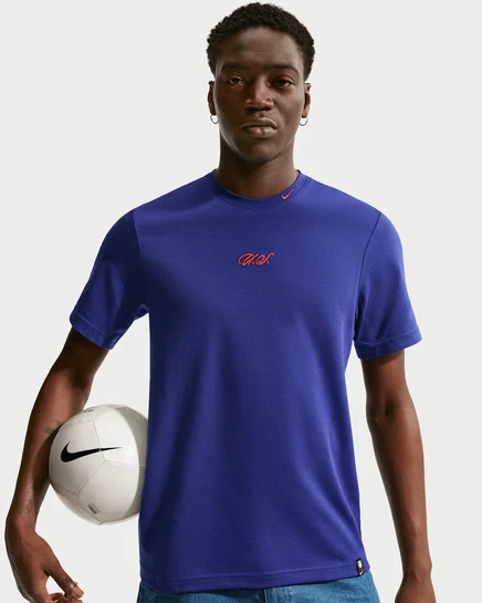 Мужская футболка Nike USMNT Primary Dri-FIT, тёмно-синяя/красная