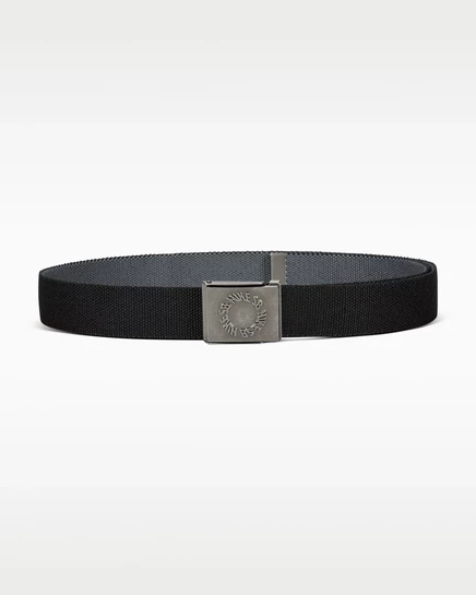 Унисекс ремень Nike SB Reversible Textured Stretch Web, черный