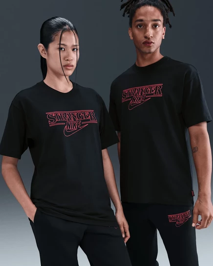 Унисекс-футболка Nike x Stranger Things, черная