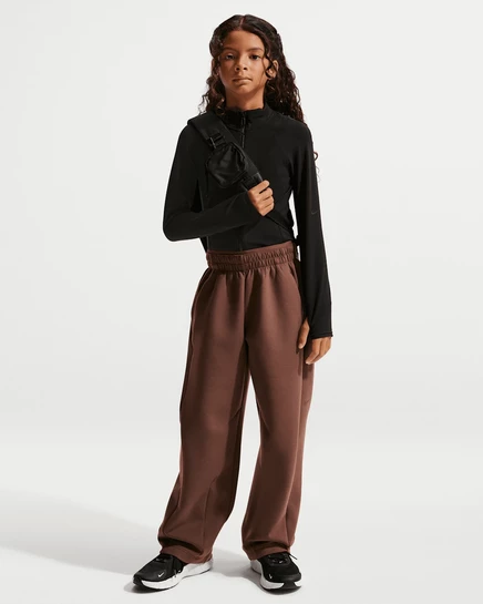 Брюки для девочек Nike Mavn Therma-FIT, коричневые