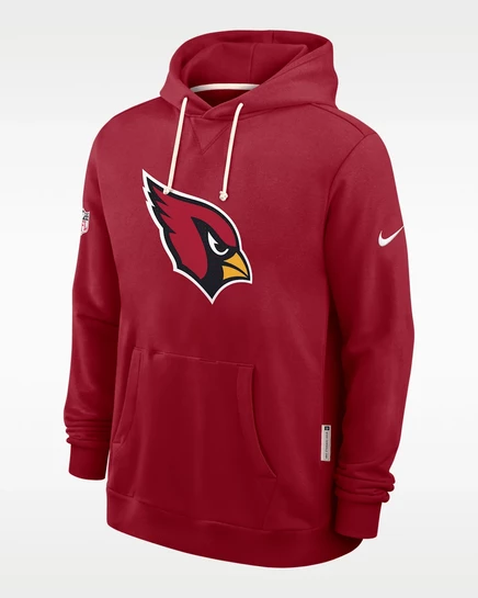 Мужское худи Nike Arizona Cardinals Initial Home, красное