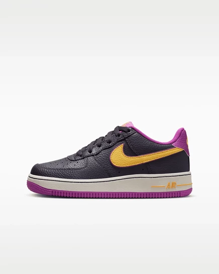 Детские кроссовки Nike Force 1 Low, фиолетово-белые