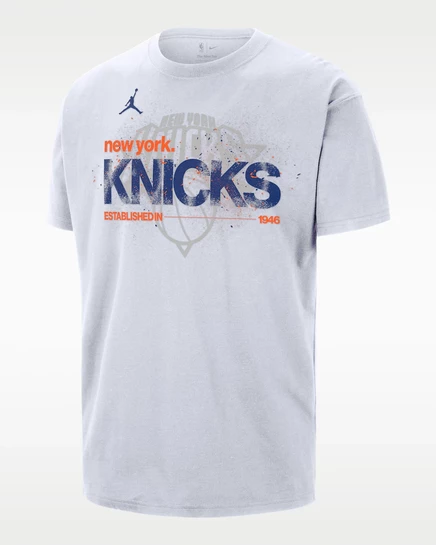 Мужская футболка Jordan New York Knicks Courtside '85 Statement, белая