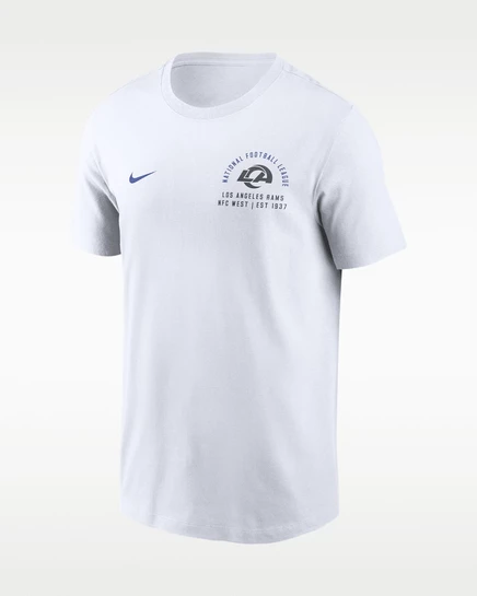 Мужская футболка Nike Los Angeles Rams Essential, белая