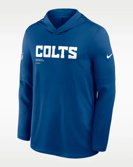 Мужская худи Nike Dri-FIT Indianapolis Colts, королевский синий