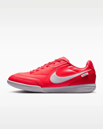 Унисекс-кроссовки Nike Tiempo Streetgato, малиново-белые