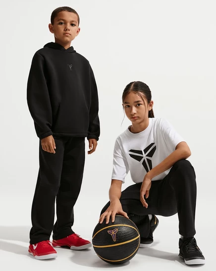 Детские спортивные штаны Nike Kobe Dri-FIT флисовые, черные