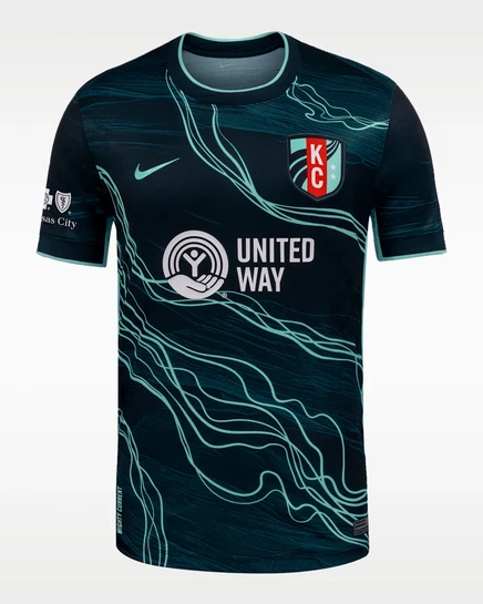 Croix Bethune Kansas City Current Men's NWSL Replica Jersey dark obsidian