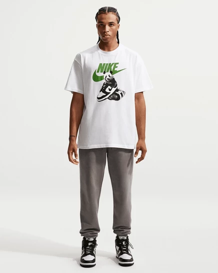 Мужские флисовые брюки Nike Sportswear Club с манжетами, серо-бежевые
