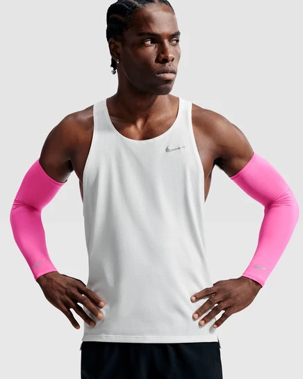 Унисекс рукава Nike Dri-FIT, розовый/серебристый
