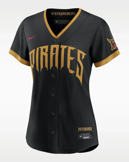 Женская джерси Nike Paul Skenes Pittsburgh Pirates, черная
