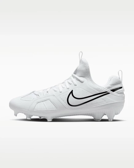 Унисекс бутсы для лакросса Nike Huarache 9 Varsity LAX, белые/чёрные