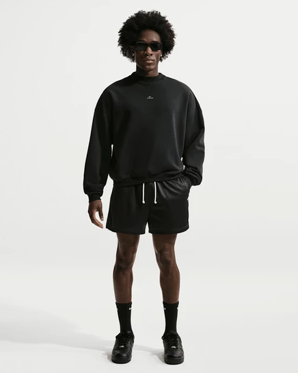 Мужские шорты Nike Standard Issue 5″ из сетки, чёрные