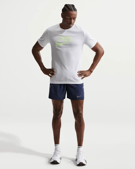 Мужские шорты для бега Nike Miler Dri-FIT 5″ с вкладышем, темно-синие