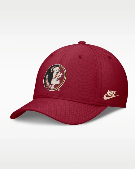 Мужская кепка Nike Florida State, бордово-золотая