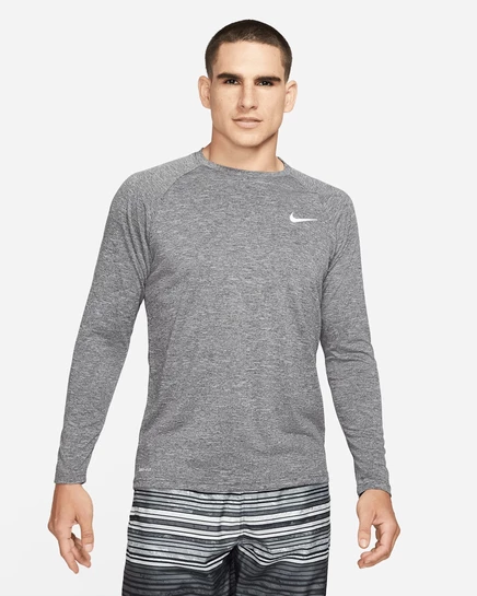 Мужской лонгслив для плавания Nike Hydroguard Dri-FIT, черный