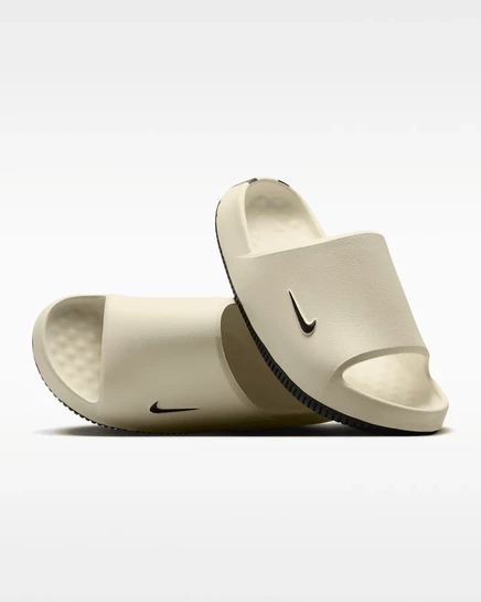 Мужские шлепанцы Nike Calm Saints, бежевые/золотые/черные