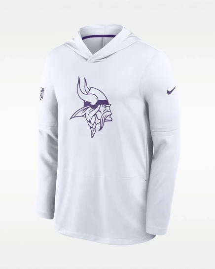 Мужское худи Nike Minnesota Vikings, белое
