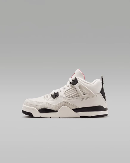 Детские кроссовки Jordan 4 «Flight Club», молочные