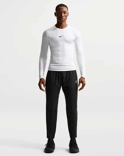 Мужские тренировочные брюки Nike Pro Training Dri-FIT, черно-белые