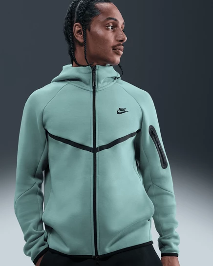 Мужская флисовая куртка Nike Windrunner, коричневая/черная