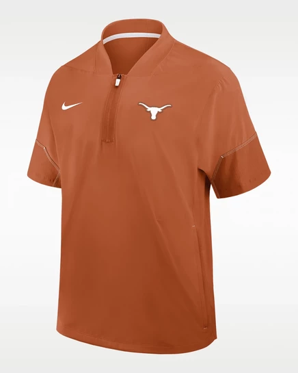 Мужская куртка Nike Texas Sideline Coach, оранжево-белая