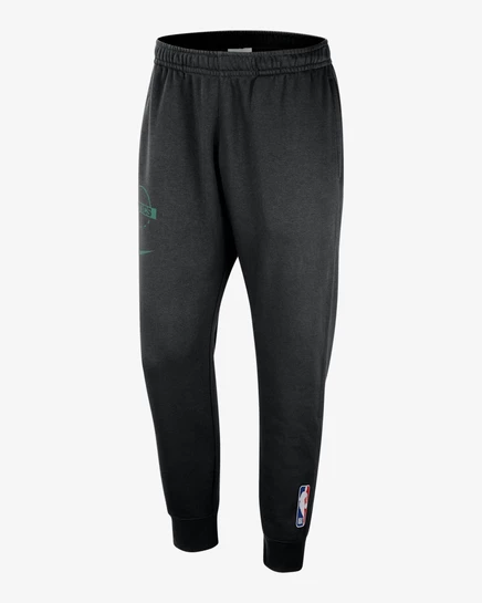 Мужские джоггеры Nike Boston Celtics Club, черные/зелёные