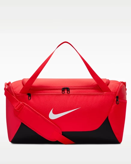 Унисекс сумка-дафл Nike Brasilia 40 л, красная/черная/белая