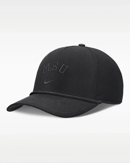 Унисекс кепка Nike Michigan State Campus Prep, черная