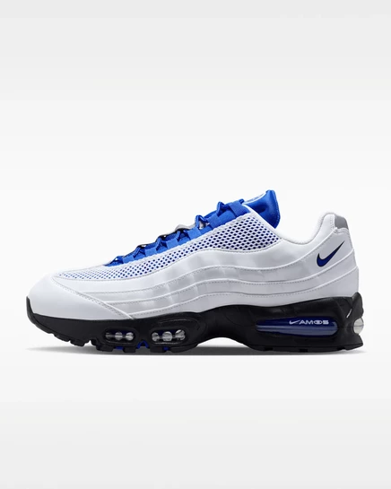 Мужские кроссовки Nike Air Max 95 Big Bubble, белые/черные/серебристые/синие