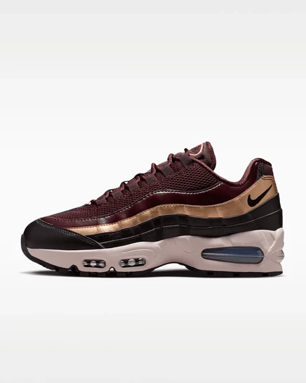 Женские кроссовки Nike Air Max 95 SE, бордовые
