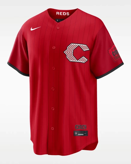 Мужская джерси Nike Cincinnati Reds City Connect, красная