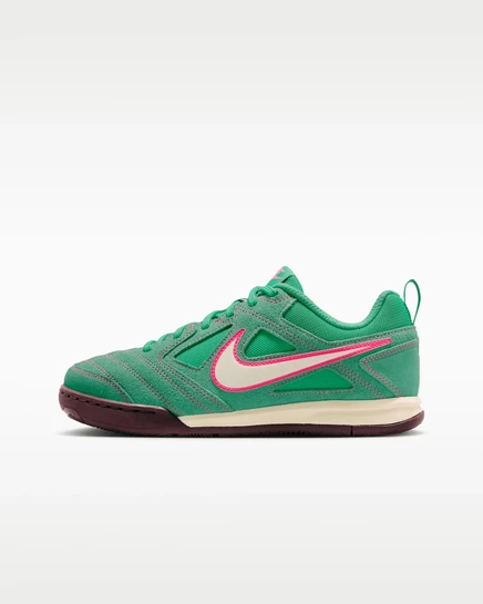 Детские кроссовки Nike Gato, зеленые/ярко-розовые/бордовые/молочные
