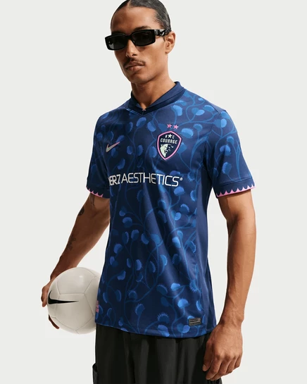 Мужское джерси Nike Stadium Away North Carolina Courage, синий