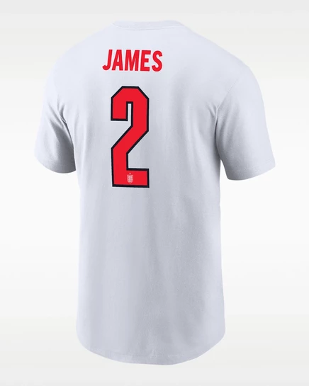 Мужская футболка Nike Reece James England, белая