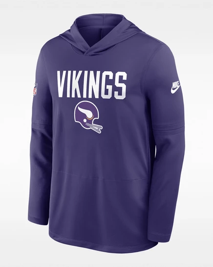 Мужское худи Nike Minnesota Vikings, фиолетовое