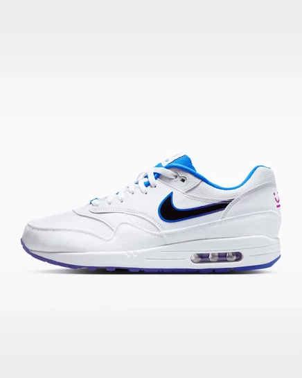 Мужские кроссовки Nike Air Max 1 «Royals», бело-голубые