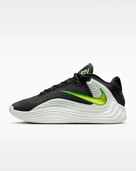 Унисекс кроссовки Nike Giannis Freak 7 Fade, черный/айвори/люминесцентный зеленый