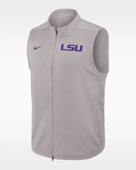 Мужской жилет Nike LSU Victory Therma‑FIT, серый