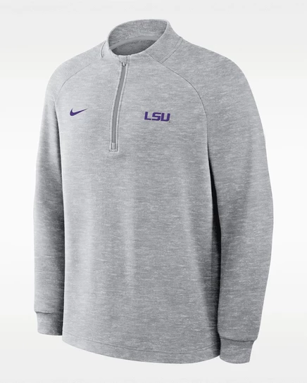 Мужская толстовка Nike LSU Par Therma-FIT, серая