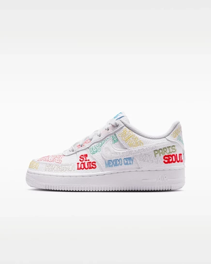 Детские кеды Nike Force 1 Low LV8 3, белые