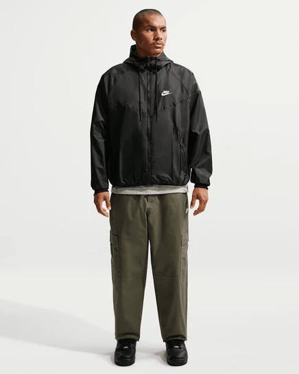 Мужские карго Nike Sportswear Club, оливковые/белые