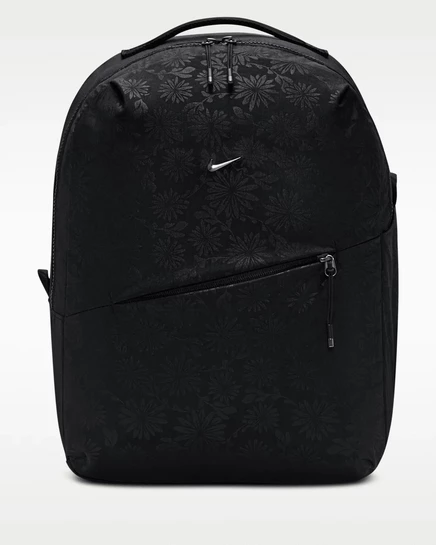 Рюкзак Nike Aura Floral 24 л, черный/графитовый