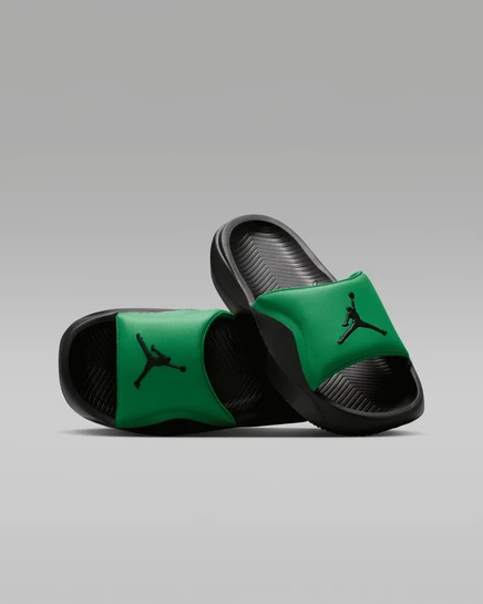 Детские сланцы Jordan Franchise, зеленый/черный