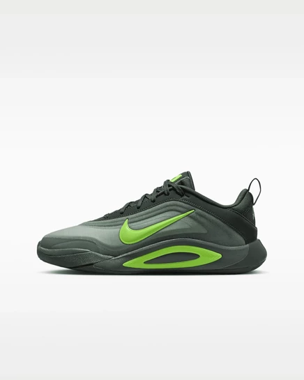 Детские кроссовки Nike A'One, баскетбольные, хаки/зеленые/лайм